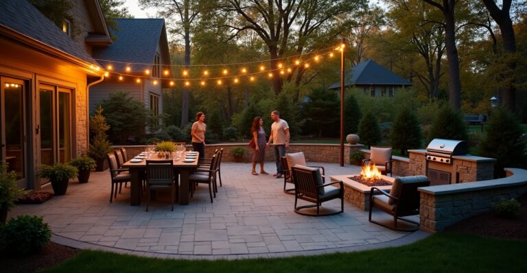 backyard entertaining space design ideas