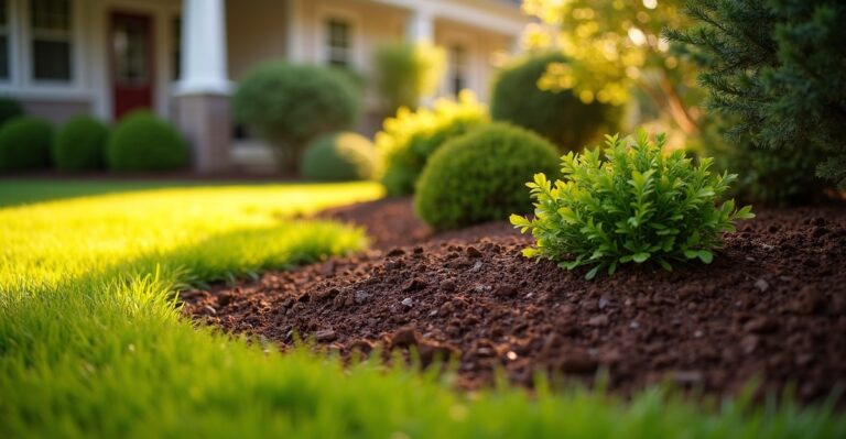 benefits of mulch in landscaping beds