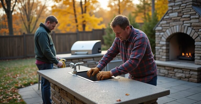 outdoor kitchen maintenance