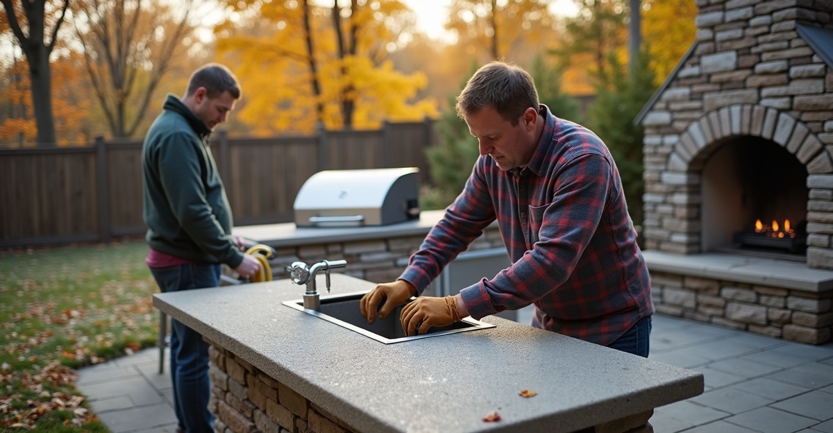 outdoor kitchen maintenance