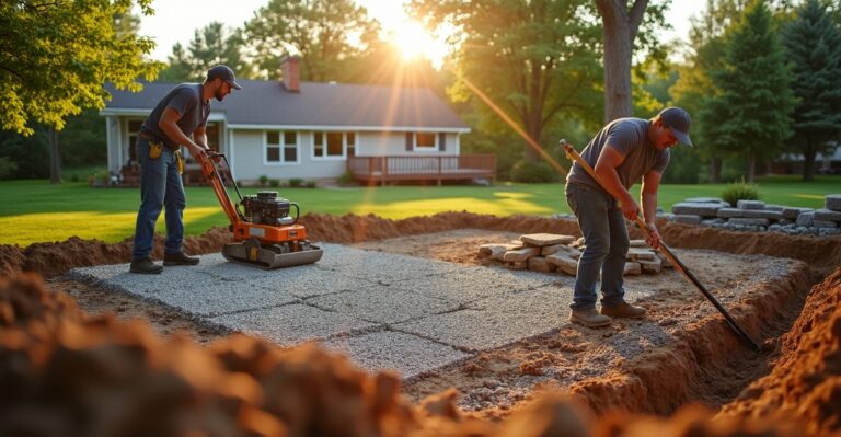 outdoor patio installation